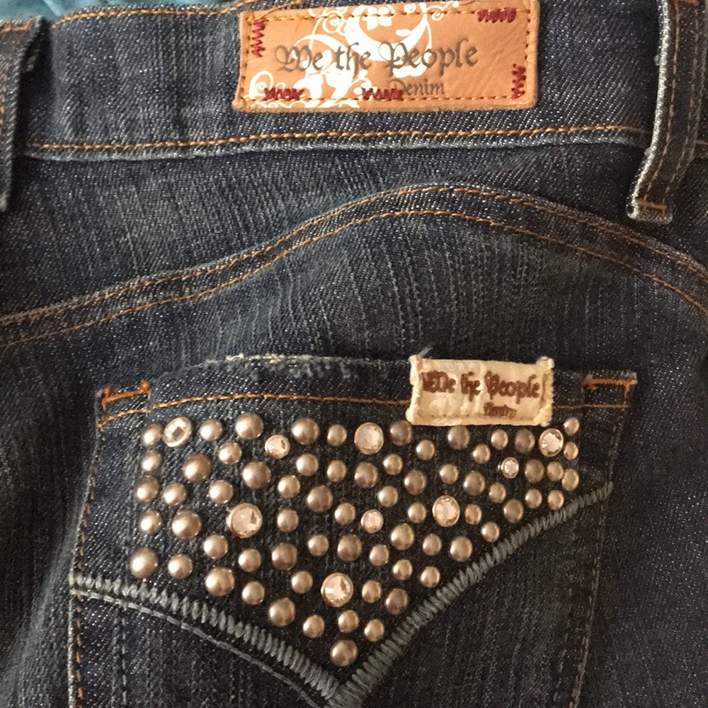 We The Free Boot Cut Embellished Denim